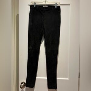 Sandro Paris Genuine Suede Slim Trousers (read!)